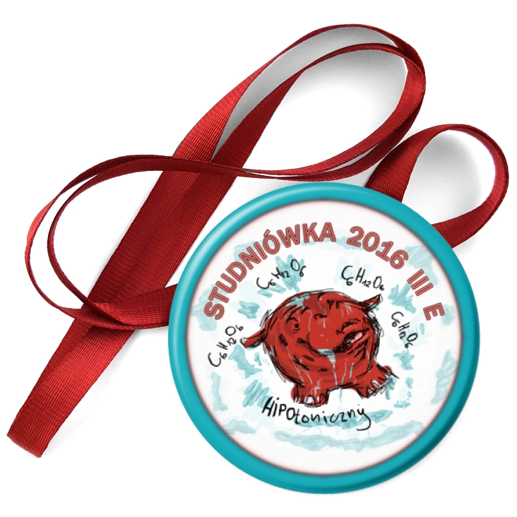 przypinka medal Studniówka 2015 IIIE