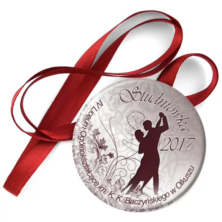 przypinka medal Studniówka - IV Liceum
