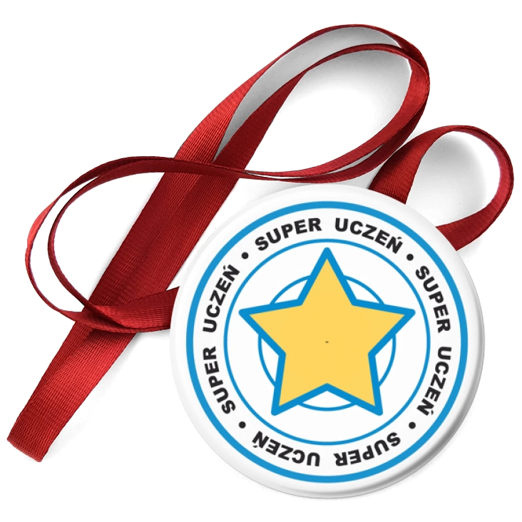 przypinka medal Super uczeń
