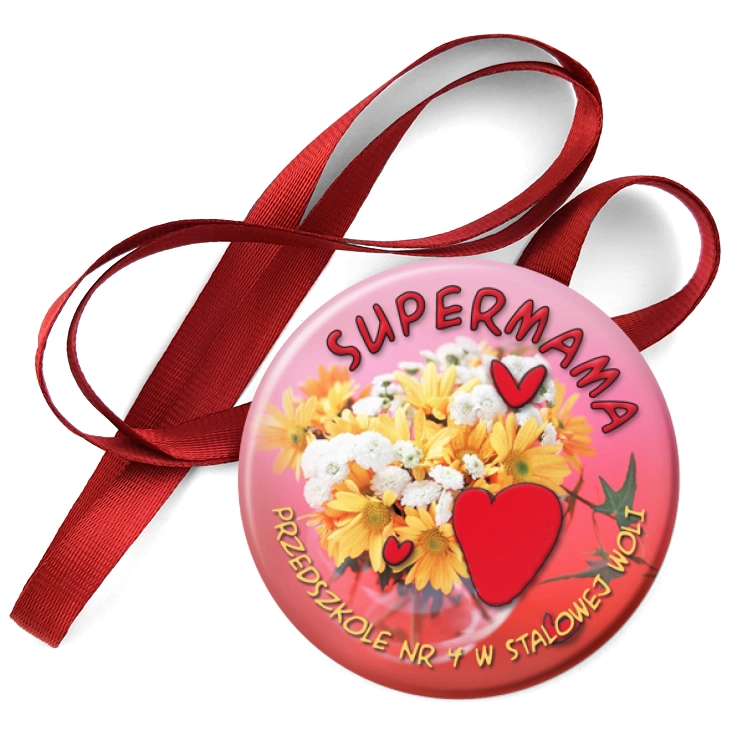 przypinka medal Supermama