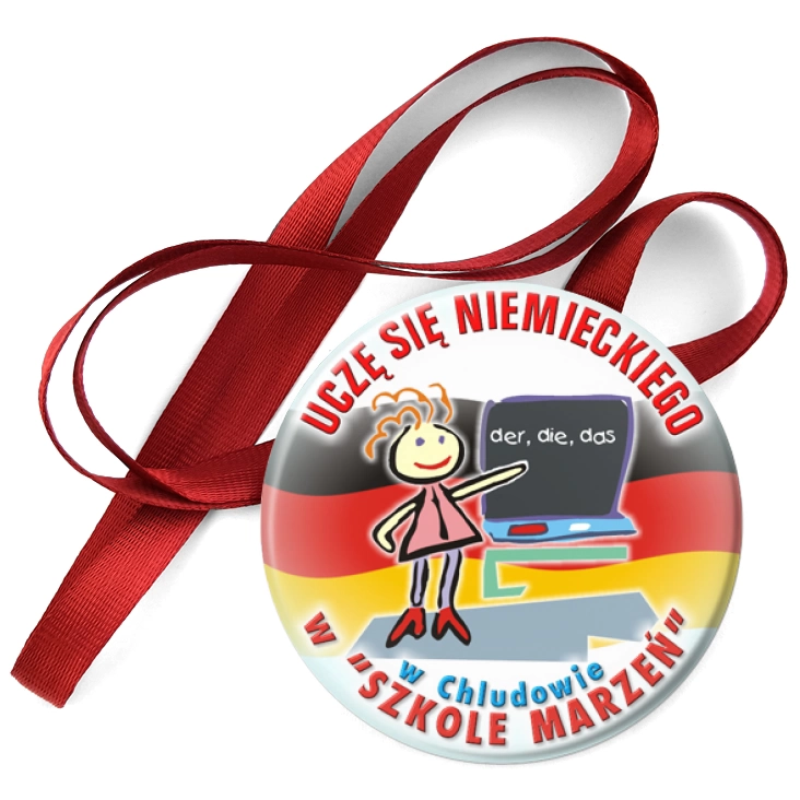 przypinka medal Szkoła Marzeń w Chludowie