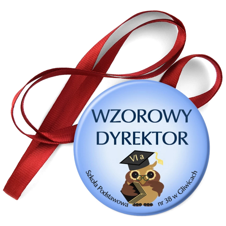 przypinka medal Szkoła Podstawowa w Gliwicach