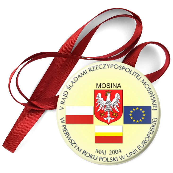 przypinka medal V Śladami Historii Rzeczypospolitej Mosińskiej