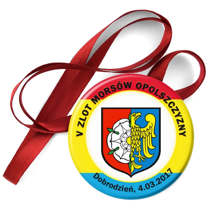 przypinka medal V zlot morsów opolszczyzny 2017