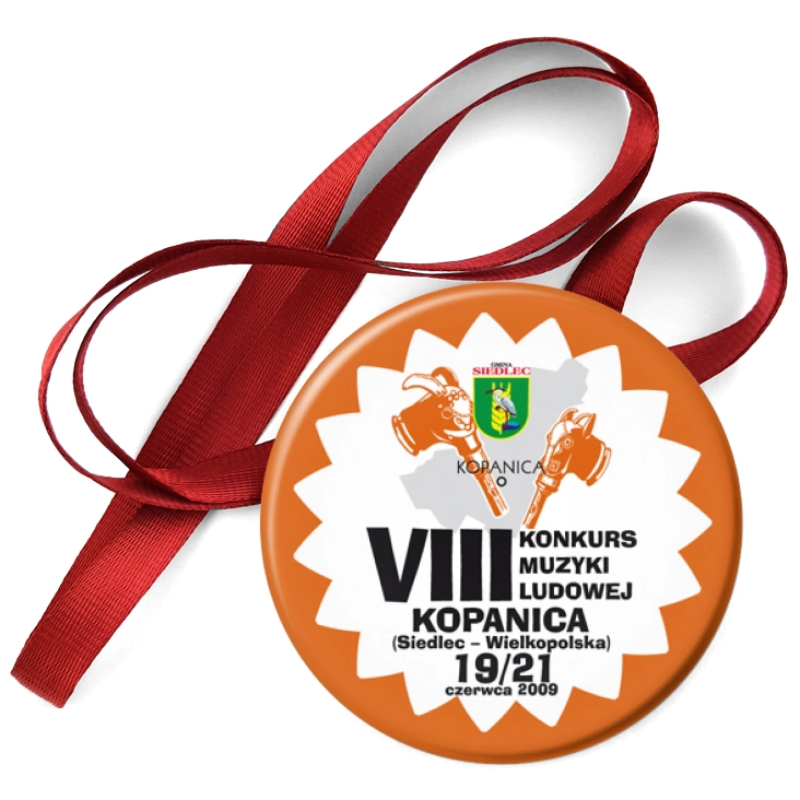 przypinka medal VIII Konkurs Muzyki Ludowej