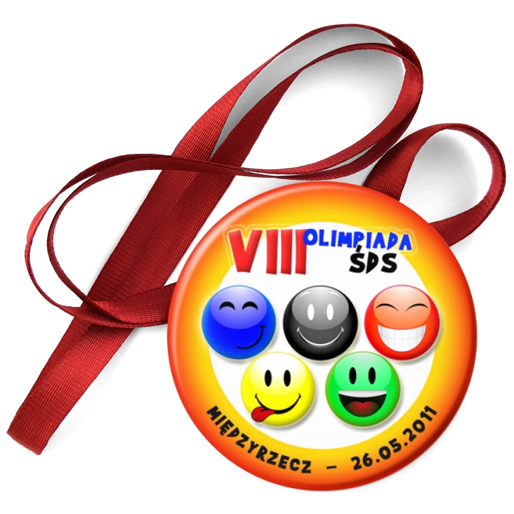 przypinka medal VIII Olimpiada ŚDS