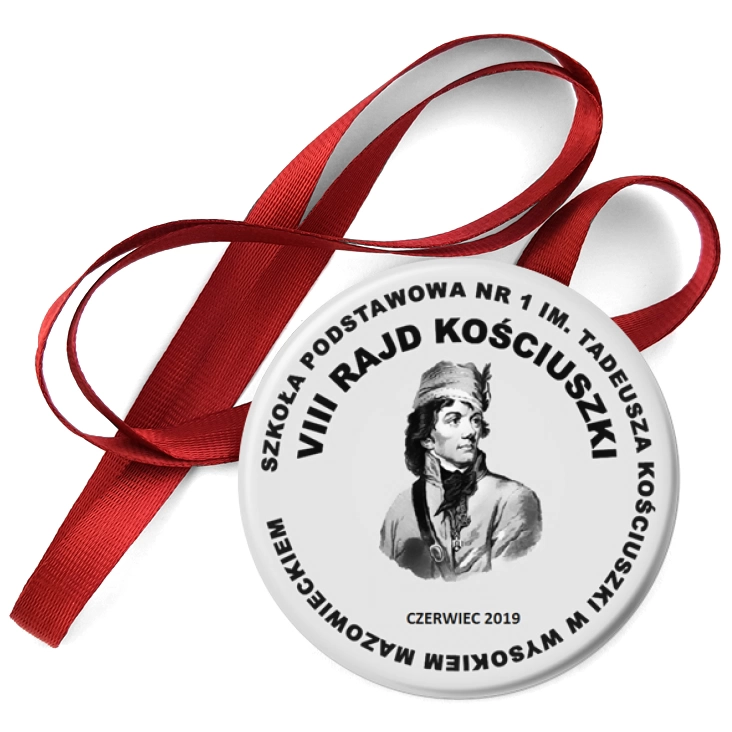 przypinka medal VIII Rajd Kościuszki