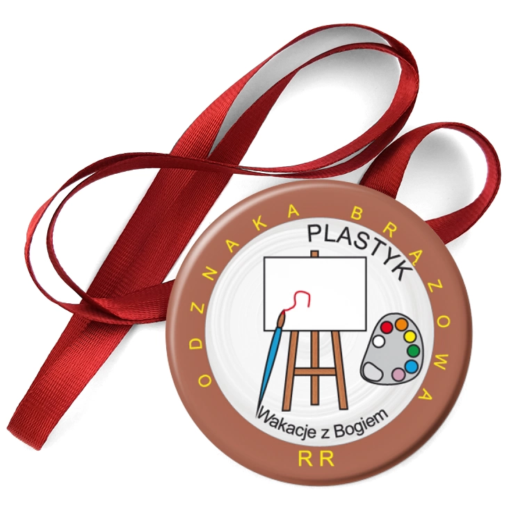 przypinka medal Wakacje z Bogiem - Plastyk
