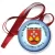 Przypinka medal XIII Rajd Rowerowy Herbowy - Suchy Las 2012