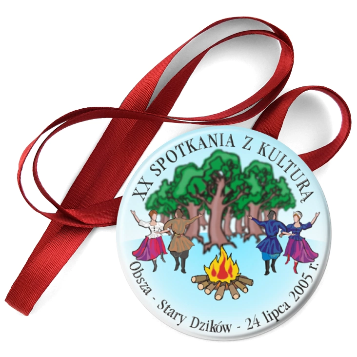 przypinka medal XX Spotkanie z Kulturą