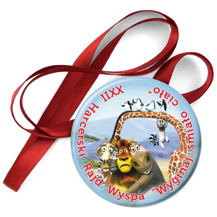 przypinka medal XXII Harcerski Rajd Wyspa Wyginaj Śmiało Ciało