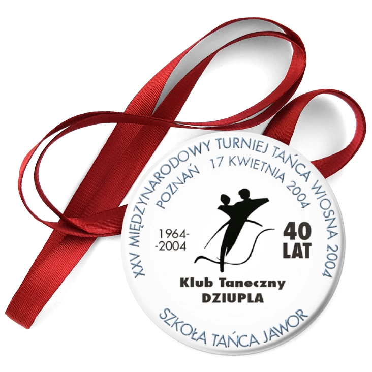 przypinka medal XXV Międzynarodowy Turniej Tańca