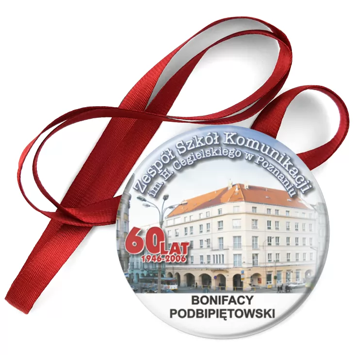 przypinka medal Zespół Szkół Komunikacji w Poznaniu