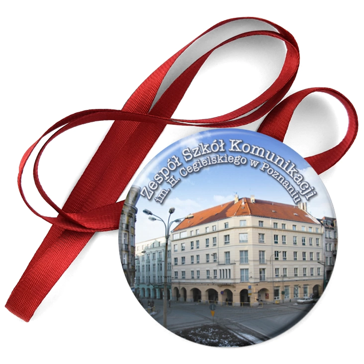 przypinka medal Zespół Szkół Komunikacji