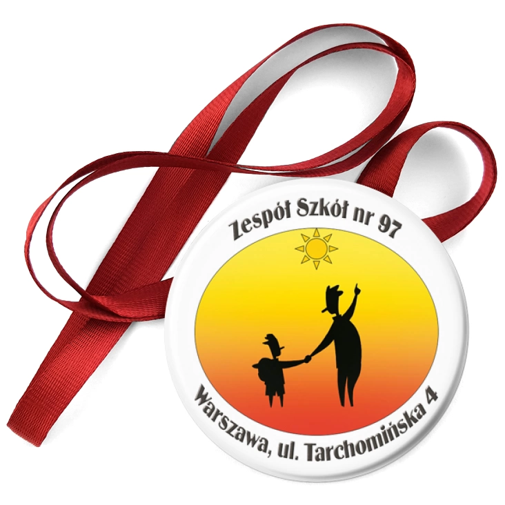 przypinka medal Zespół Szkół nr 97 w Warszawie