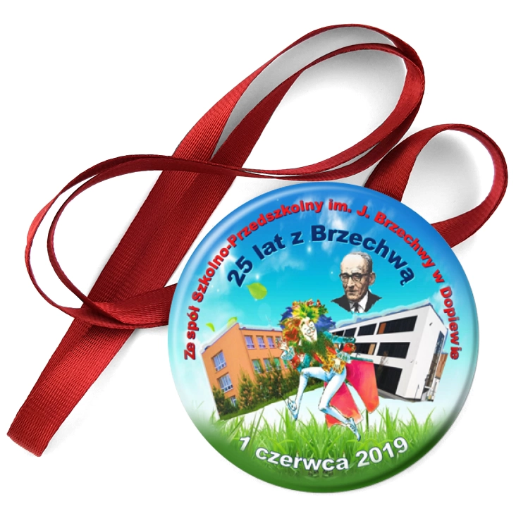 przypinka medal Zespół Szkolno-Przedszkolny im. Jana Brzechwy w Dopiewie