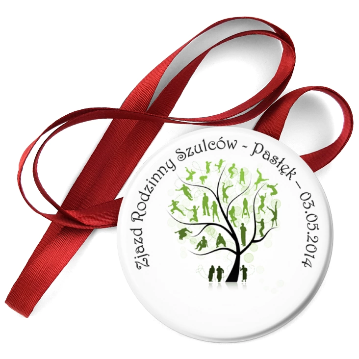 przypinka medal Zjazd Rodzinny Szulców Pasłęk
