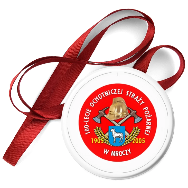przypinka medal 100-lecie Ochotniczej Straży Pożarnej