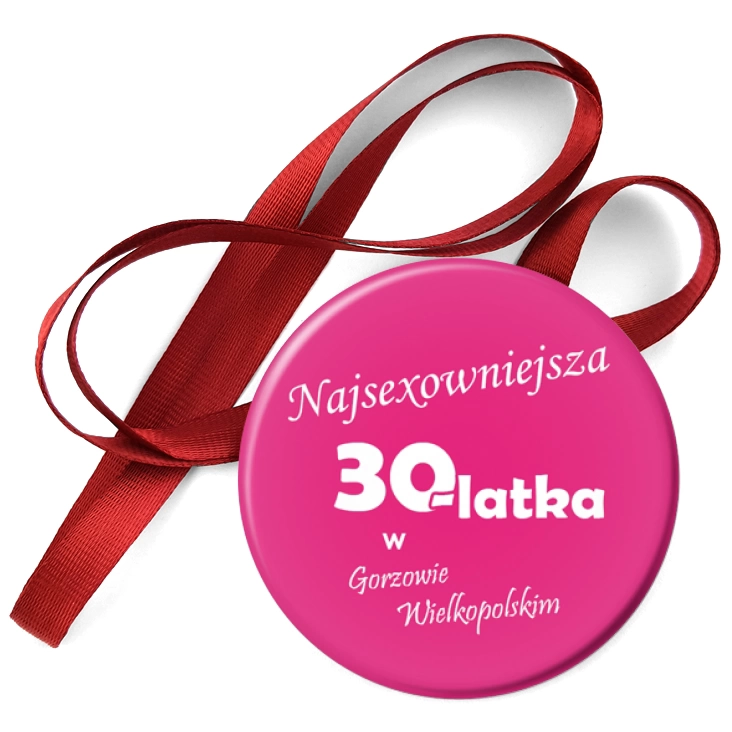 przypinka medal 30-latka