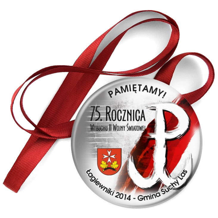 przypinka medal 75. rocznica wybuchu II Wojny Światowej