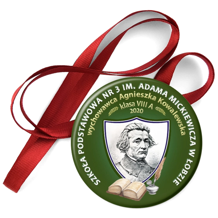 przypinka medal Absolwent 2020
