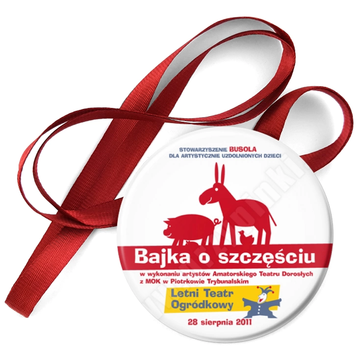 przypinka medal Bajka o szczęściu