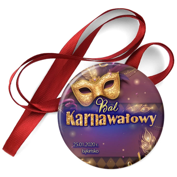 przypinka medal Bal karnawałowy