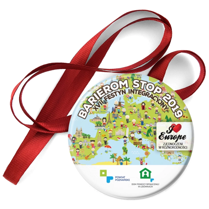 przypinka medal Barierom Stop 2019