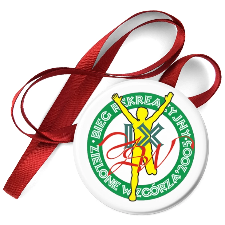 przypinka medal Bieg rekreacyjny Zielone Wzgórza 2005