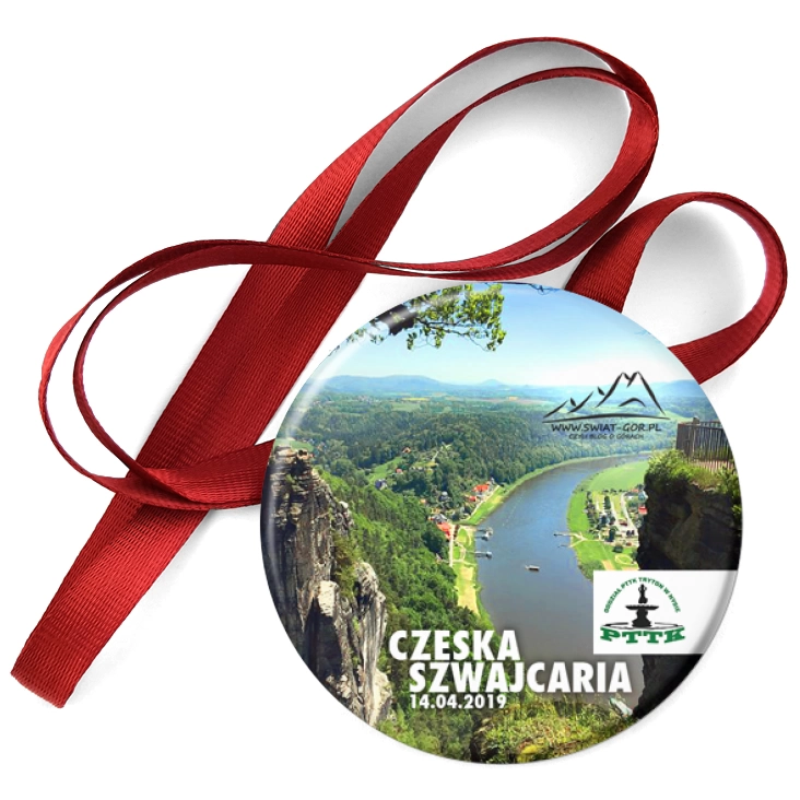 przypinka medal Czeska Szwajcaria