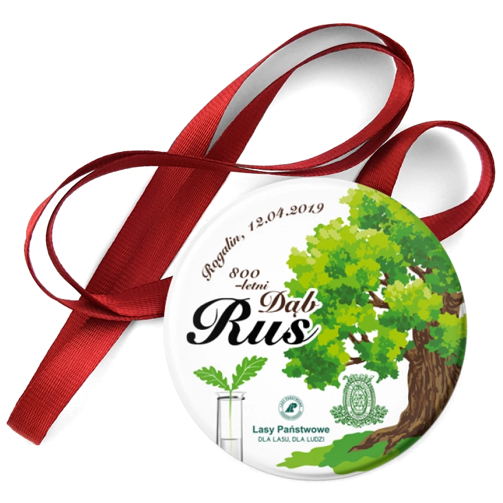 przypinka medal Dąb Rus
