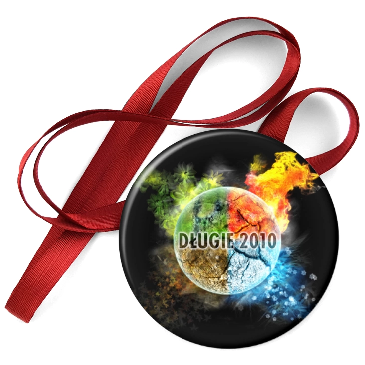 przypinka medal Długie 2010