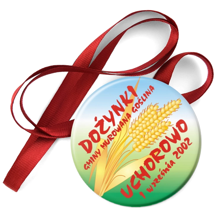 przypinka medal Dożynki gminy Murowana Goślina