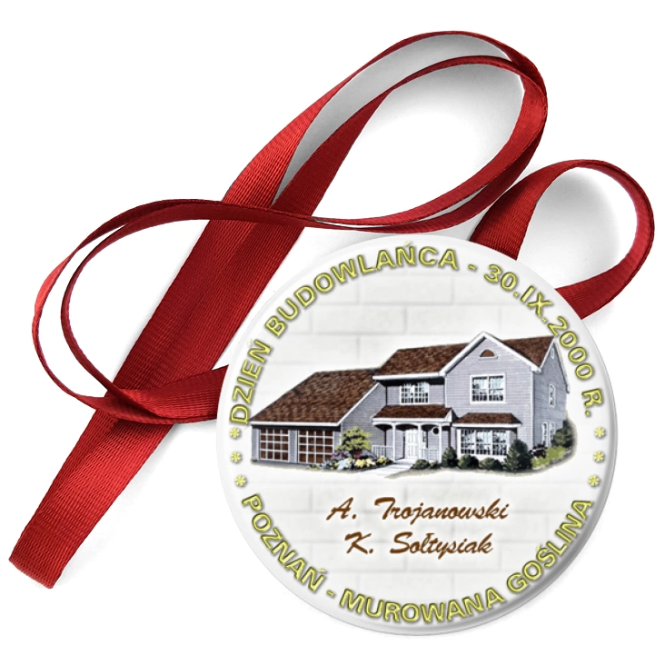przypinka medal Dzień Budowlańca