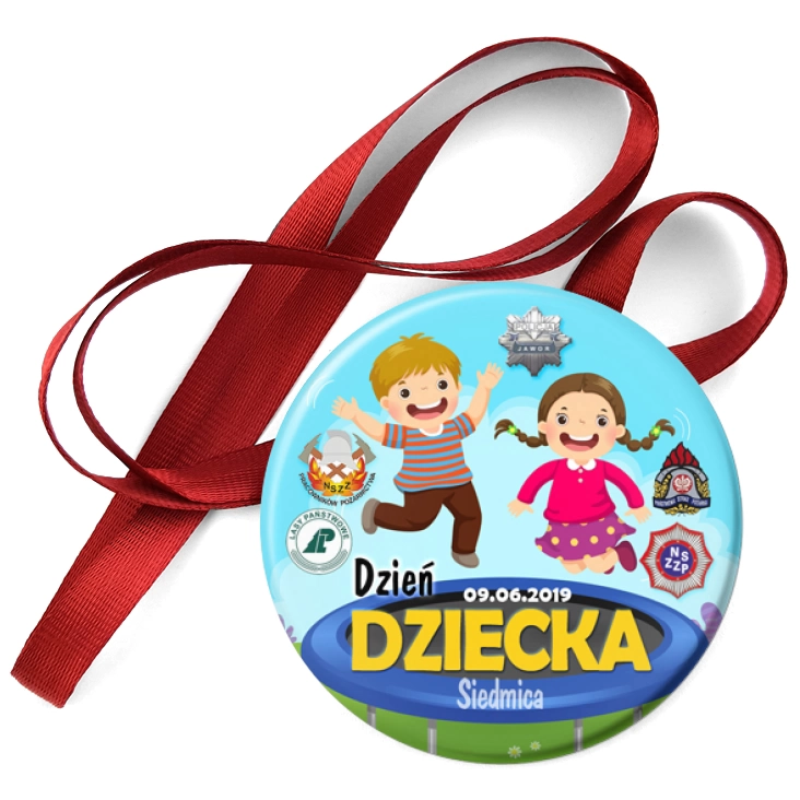 przypinka medal Dzień Dziecka 2018