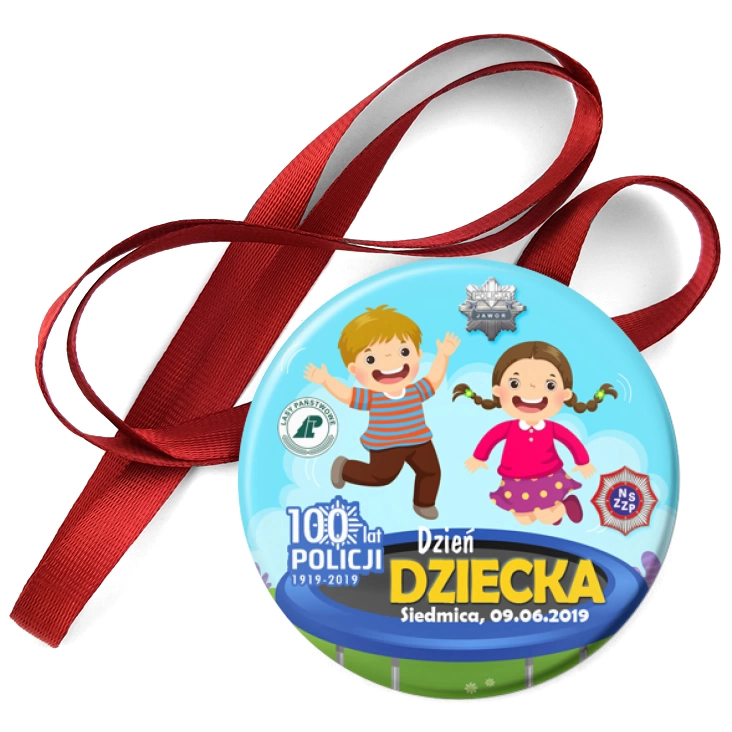 przypinka medal Dzień Dziecka 2019