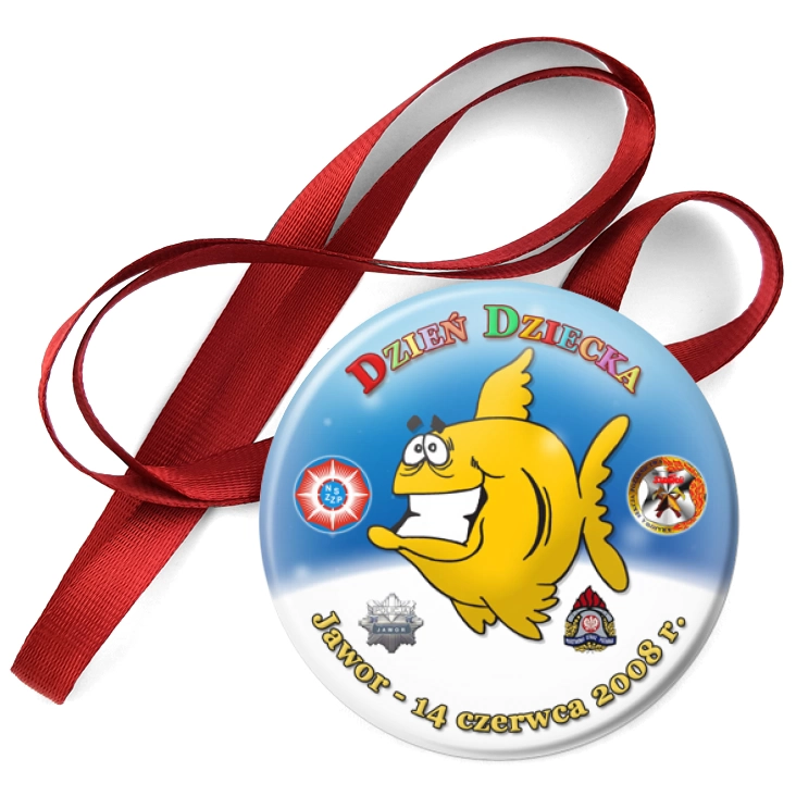 przypinka medal Dzień Dziecka 2008