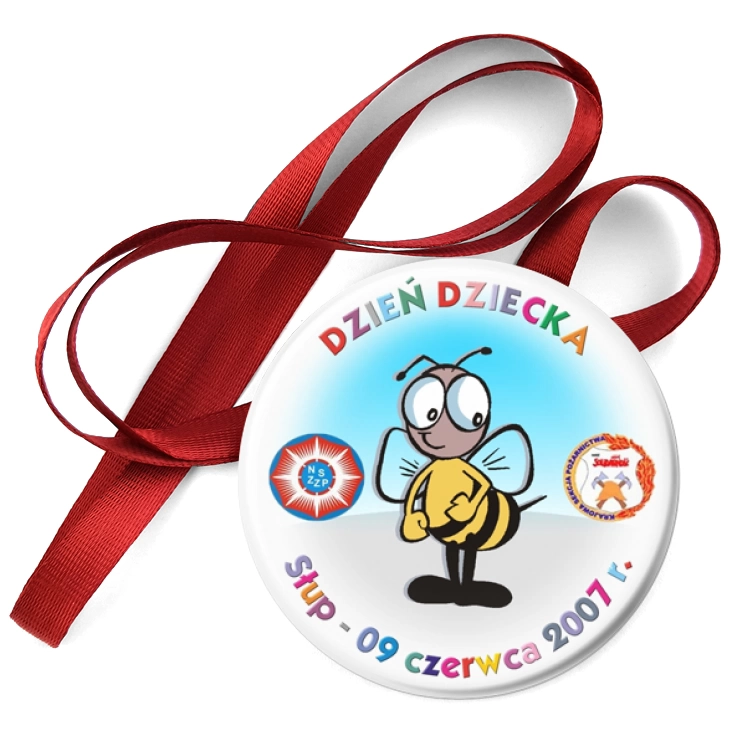 przypinka medal Dzień Dziecka 2007