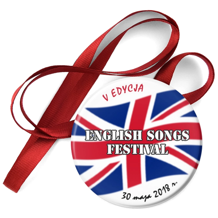 przypinka medal English Songs Festival