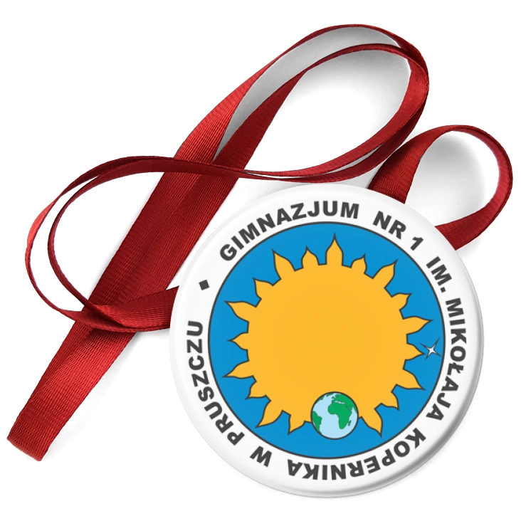 przypinka medal Gimnazjum nr 1 w Pruszczu