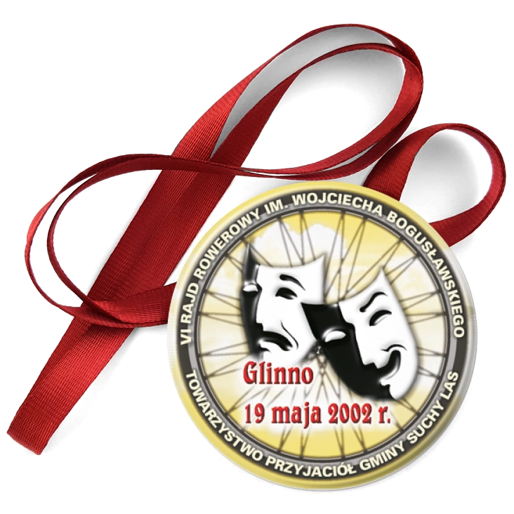 przypinka medal Glinno 2002