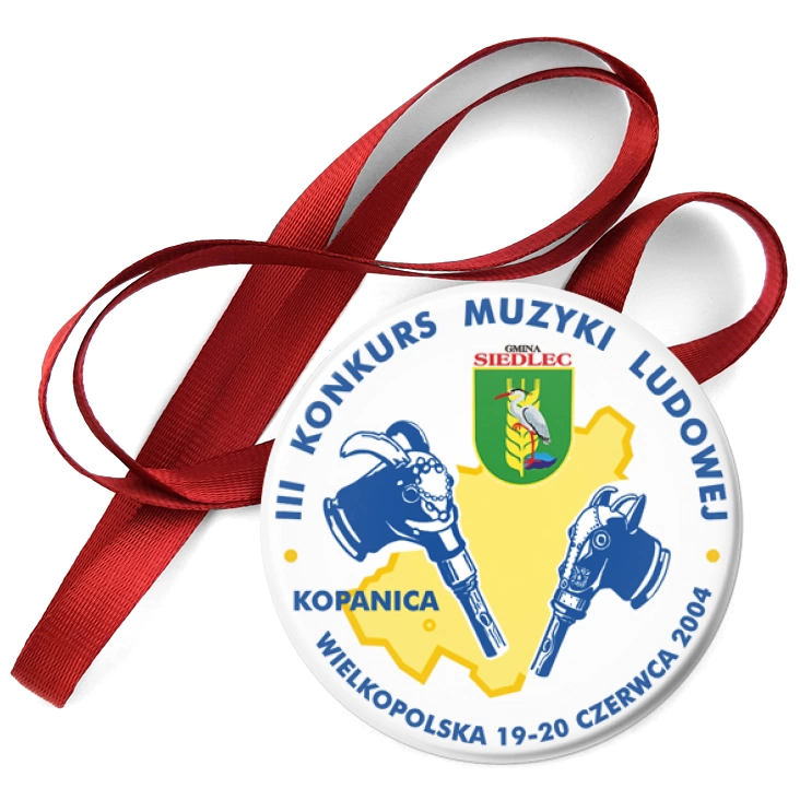 przypinka medal II Konkurs Muzyki Ludowej
