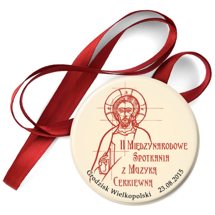 przypinka medal II Międzynarodowe Spotkania z Muzyką Cerkiewną 2015