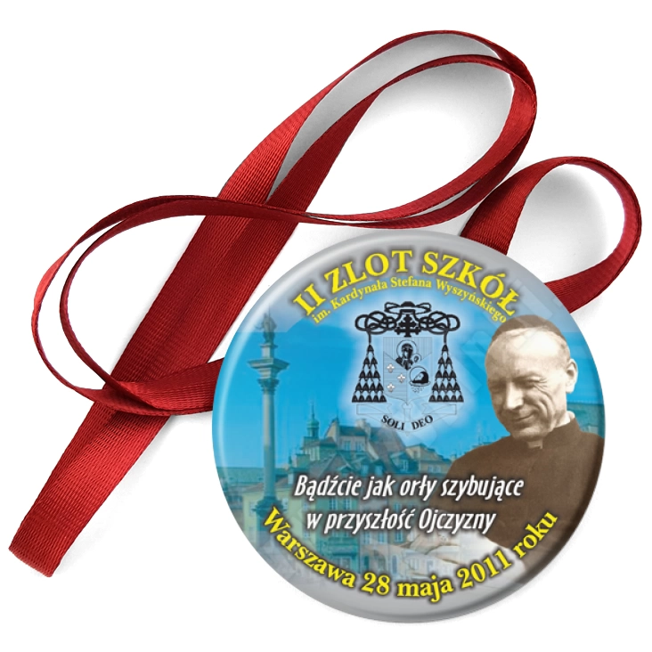 przypinka medal II Zlot Szkół