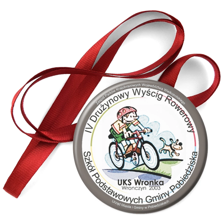 przypinka medal IV Drużynowy Wyścig Rowerowy