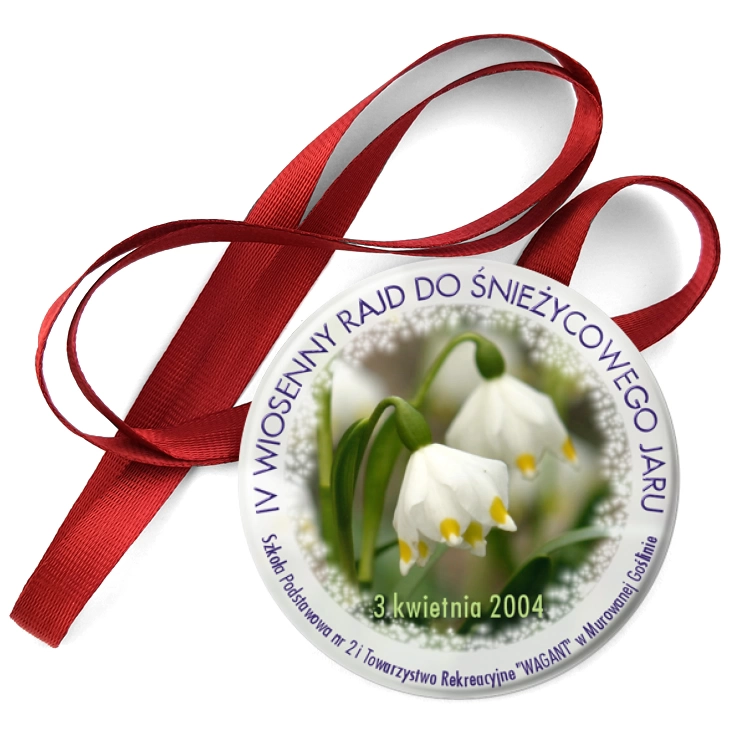 przypinka medal IV Wiosenny Rajd Do Śnieżycowego Jaru