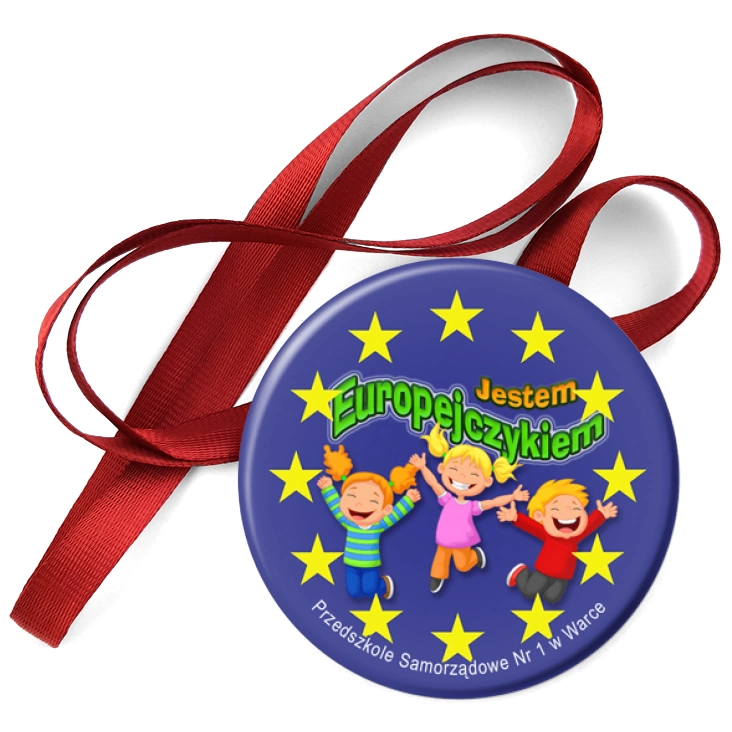 przypinka medal Jestem Europejczykiem