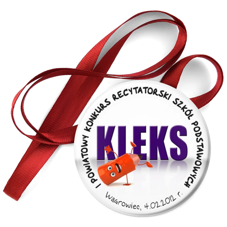 przypinka medal Kleks 2012
