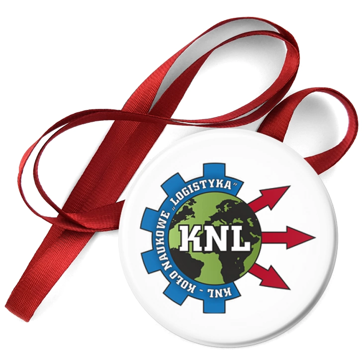 przypinka medal Koło Naukowe Logistyka
