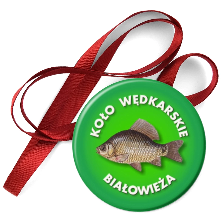 przypinka medal Koło Wędkarskie Białowieża